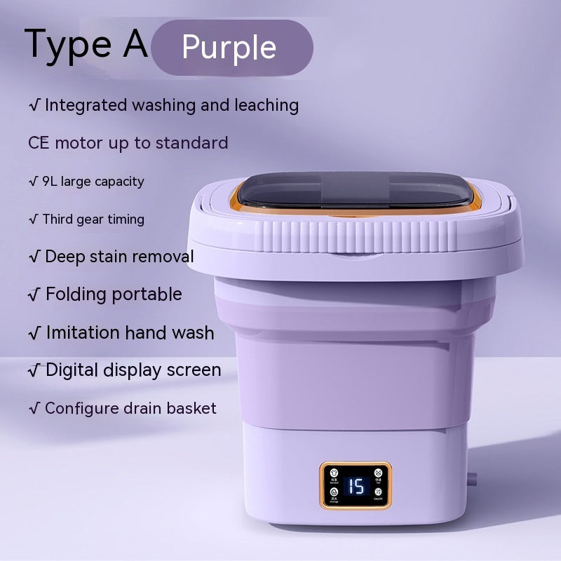 Portable Washing Integrated Intelligent Digital Display Folding Washing Machine